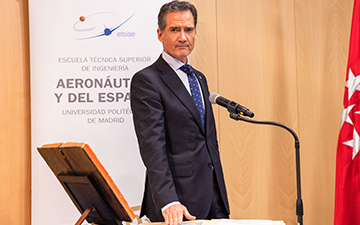 Gustavo Alonso toma posesión como director de la ETSI Aeronáutica y del Espacio
