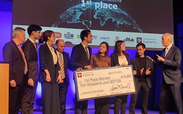 El equipo de la UPM, ganador de la competición internacional Invent for the Planet