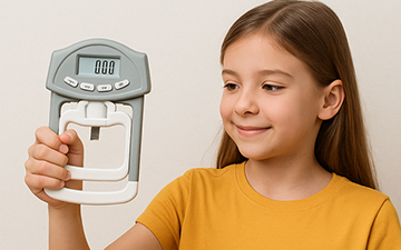 La fuerza en las manos, una nueva forma de medir la salud infantil