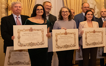 Mª Elena Hernando, Cecilia García y Carlos López, nombrados “miembro asociado” de la Real Academia de la Ingeniería