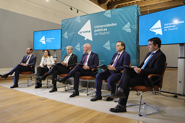 Los rectores de las seis universidades públicas madrileñas