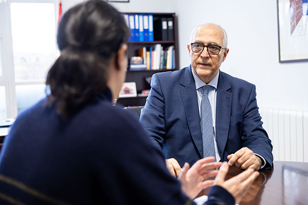 Luis Gómez, vicerrector de Investigación y Doctorado de la UPM 