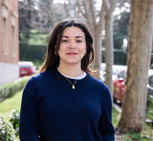 Zoe Sia Pelù, estudiante de Ingeniería Biomédica, procedente de la Università degli Studi di Firenze