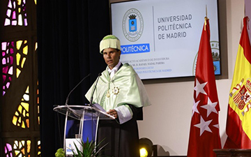 Rafael Nadal receives honorary doctorate from UPM