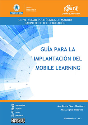 Portada del documento: Guía para la implantación del Mobile Learning