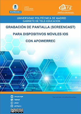 Portada del documento: Grabación de pantalla (Screencast) para dispositivos móviles IOS con Apowerrec