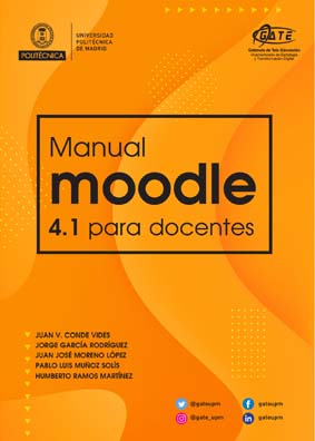 Portada del documento: Manual de Moodle 4.1 para el profesor